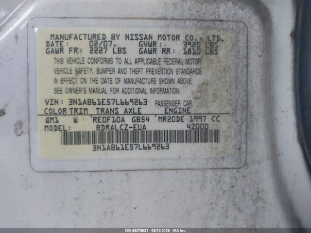 Nissan Sentra 2.0