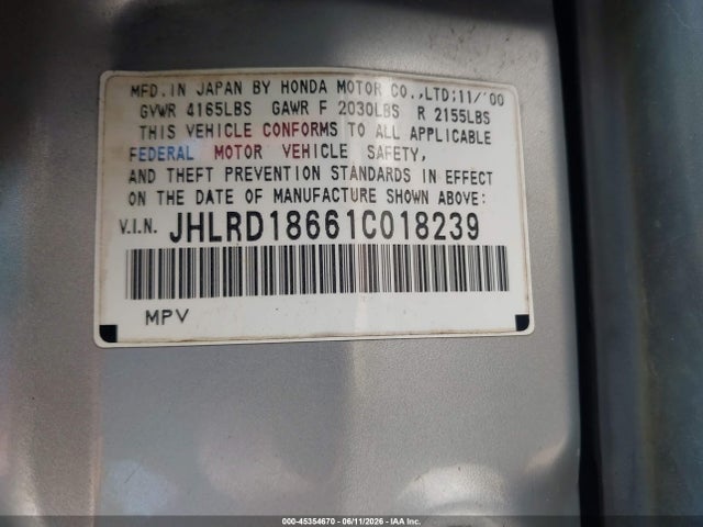 Honda CR-V Ex