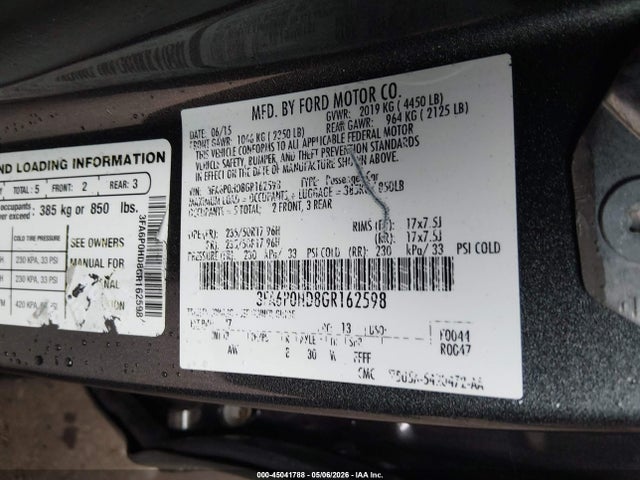 Ford Fusion Se