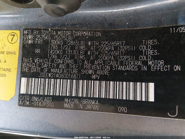 Toyota Highlander Limited V6