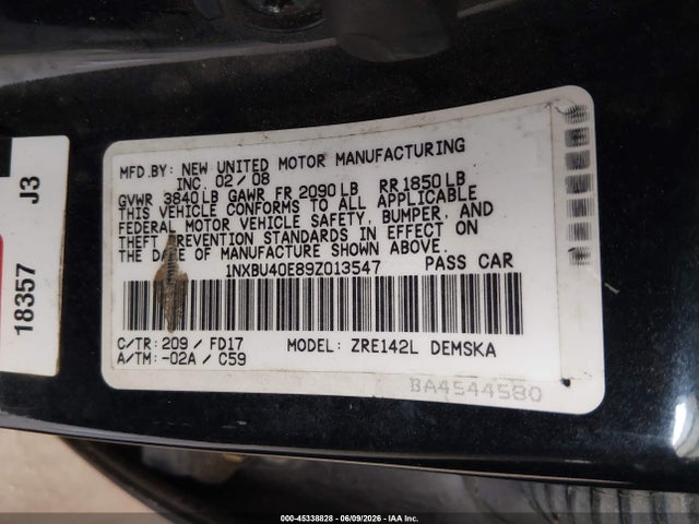 Toyota Corolla S