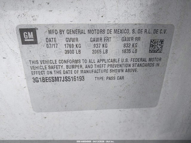 Chevrolet Cruze Lt Auto
