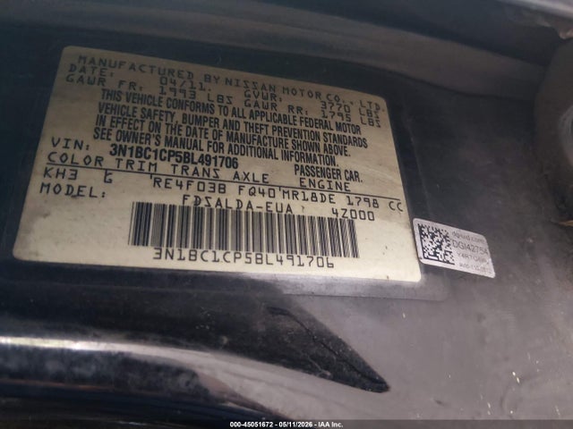 Nissan Versa 1.8s