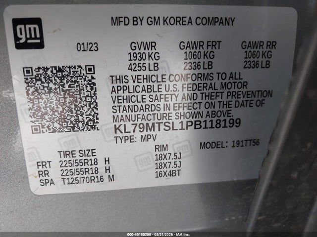 Chevrolet Trailblazer Fwd Rs