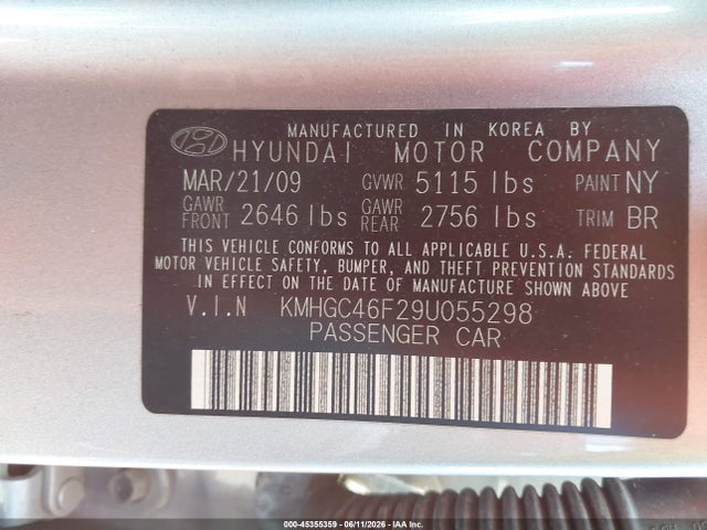 Hyundai Genesis 4.6