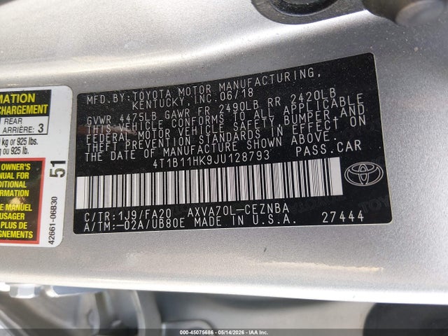 Toyota Camry Le