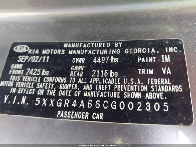 Kia Optima Sx
