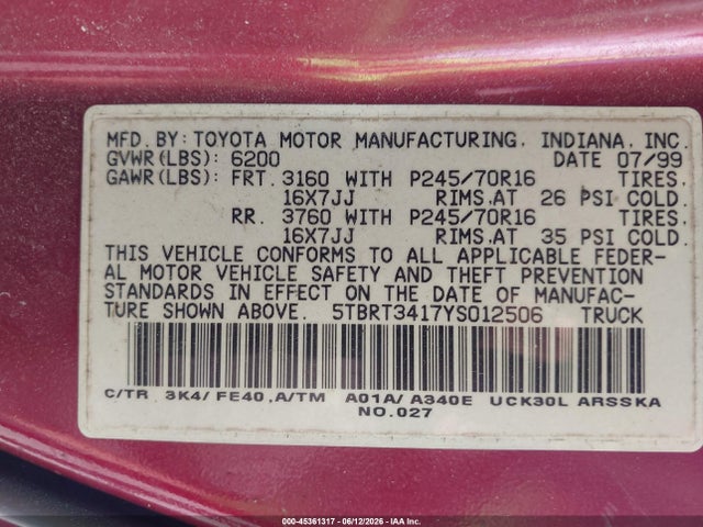 Toyota Tundra Sr5 V8