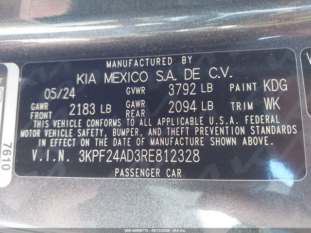 Kia Forte Lxs