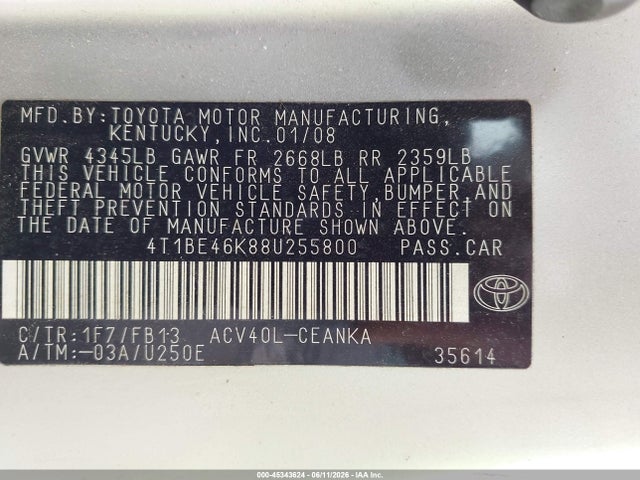 Toyota Camry Le