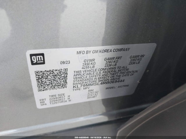 Chevrolet Trailblazer Fwd Ls