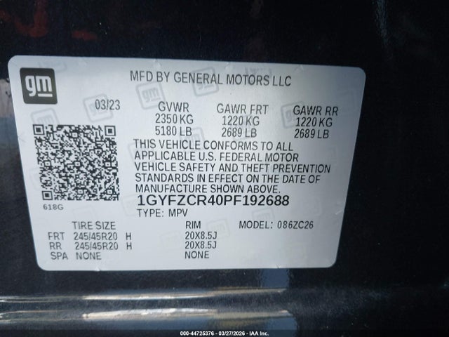 Cadillac XT4 Fwd Premium Luxury