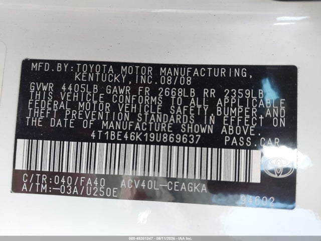 Toyota Camry Xle
