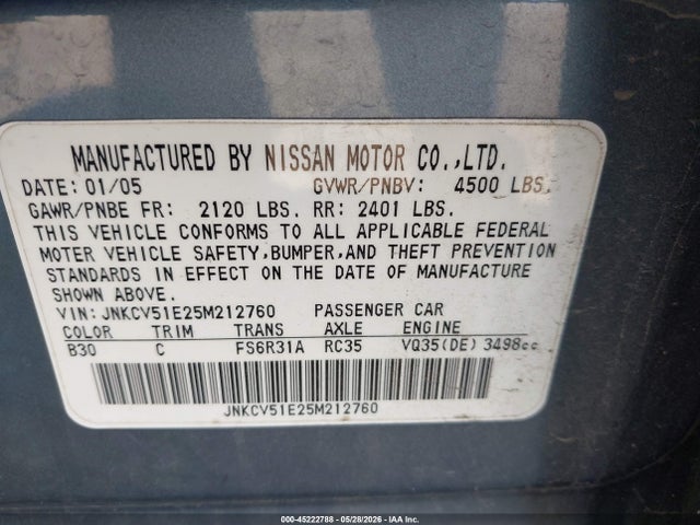 INFINITI G35