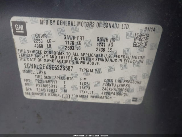 Chevrolet Equinox 2lt