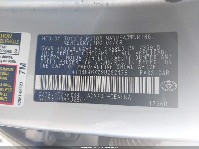 Toyota Camry Se