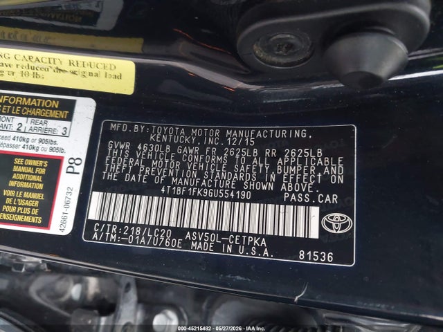 Toyota Camry Xse