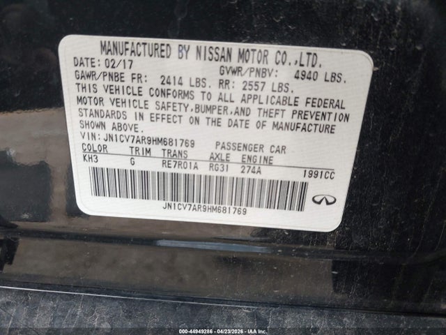 INFINITI Q50 2.0t Base