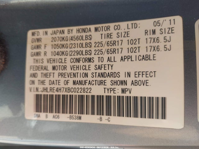 Honda CR-V Ex-l