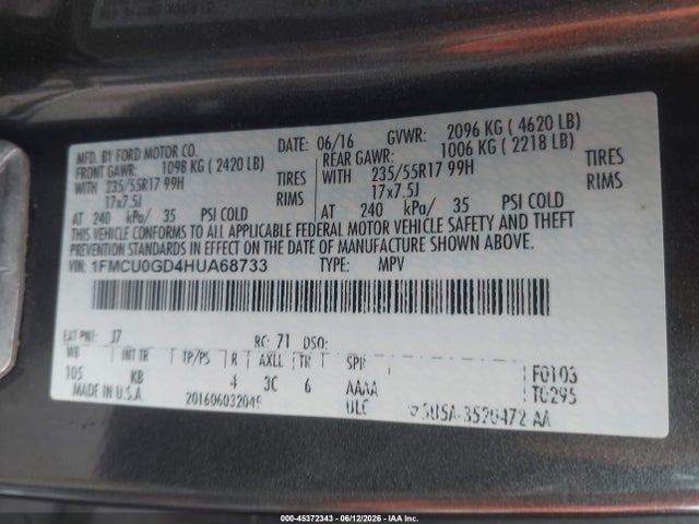 Ford Escape Se