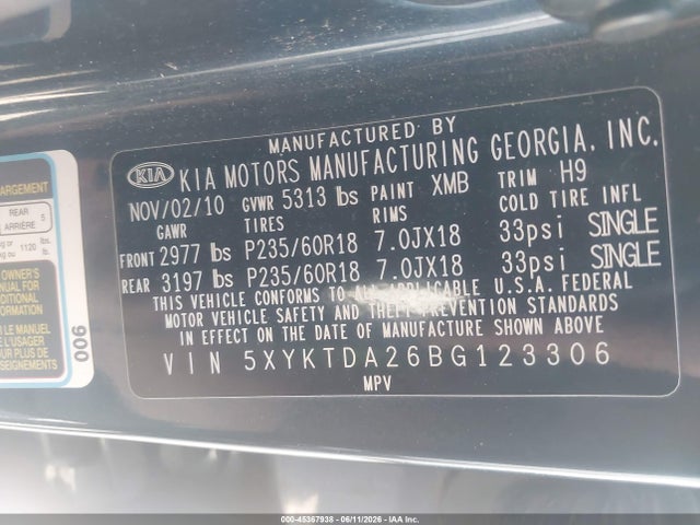Kia Sorento Lx V6