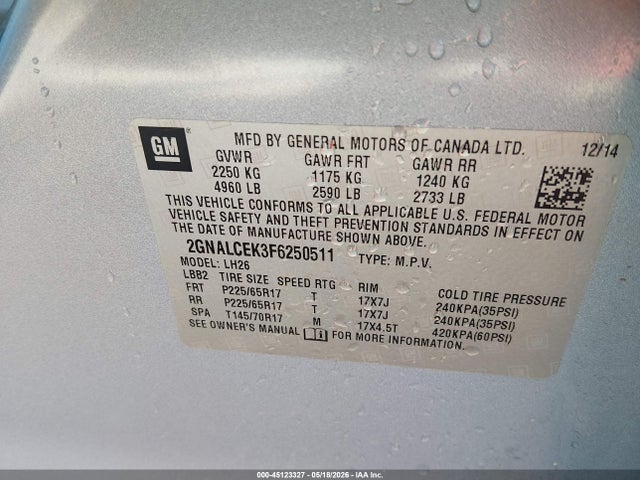 Chevrolet Equinox 2lt