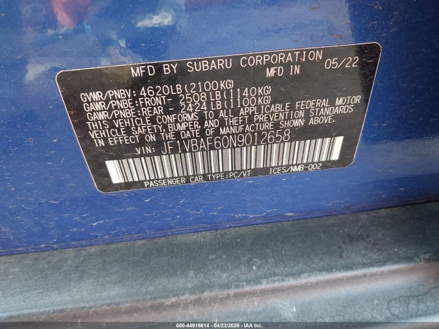 Subaru WRX Premium