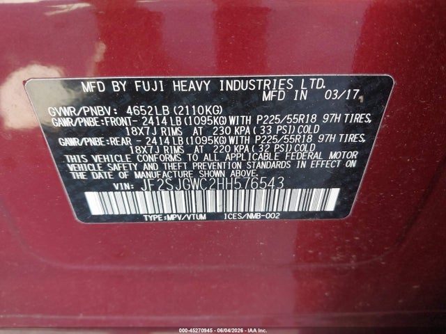 Subaru Forester 2.0xt Touring
