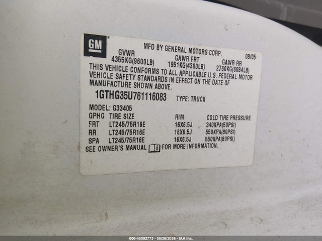 GMC Savana Work Van