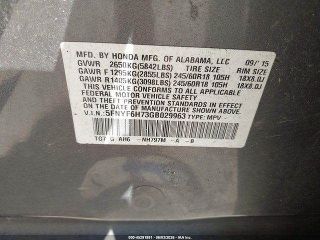 Honda Pilot Ex-l