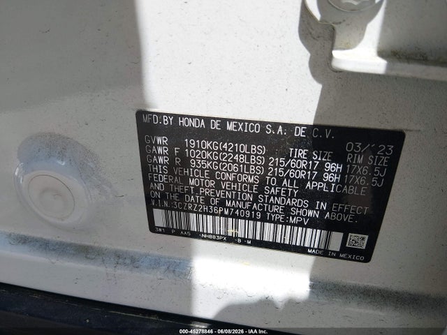 Honda HR-V Awd Lx