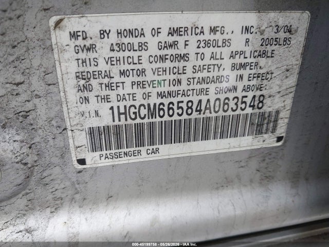 Honda Accord 3.0 Ex