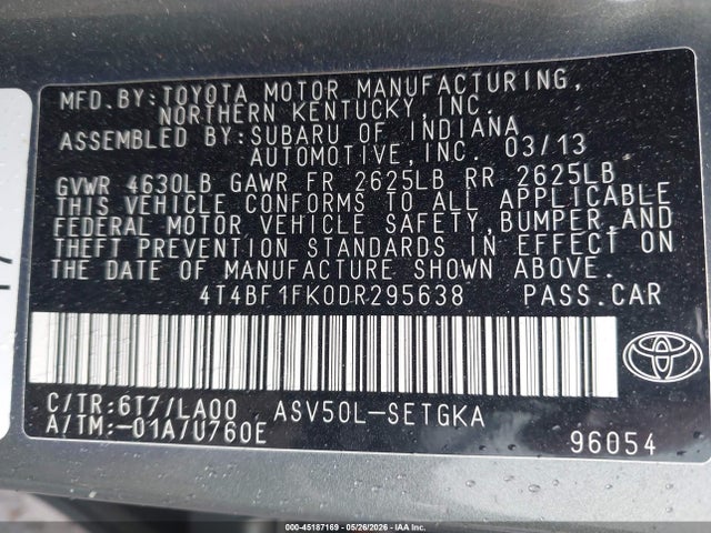 Toyota Camry Xle