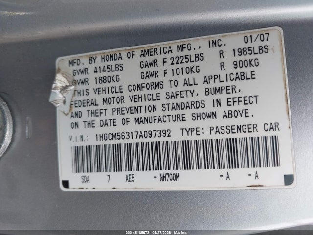 Honda Accord 2.4 Se