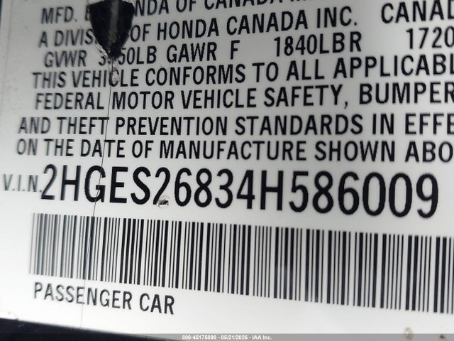 Honda Civic Ex