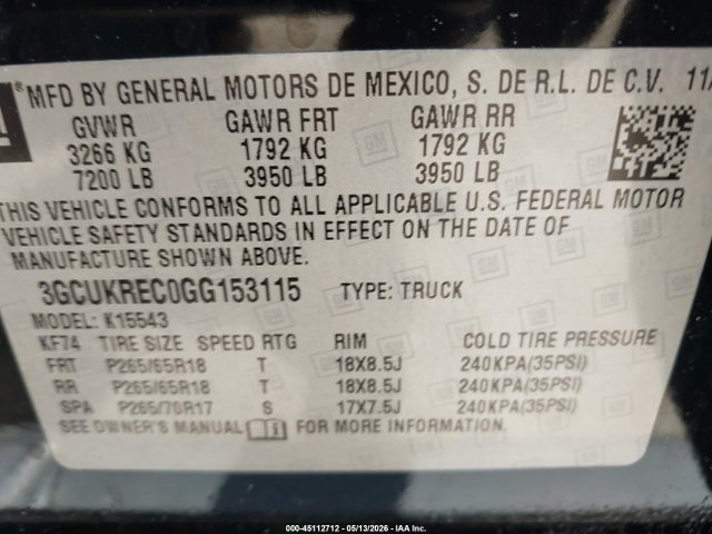 Chevrolet Silverado 1500 2lt