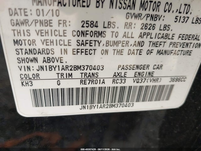 INFINITI M37x