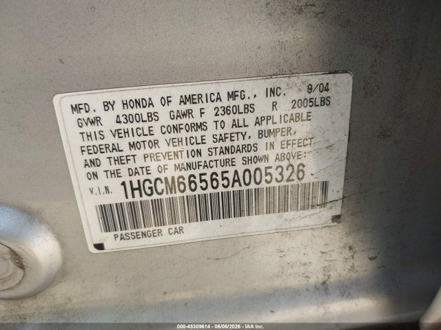 Honda Accord 3.0 Ex