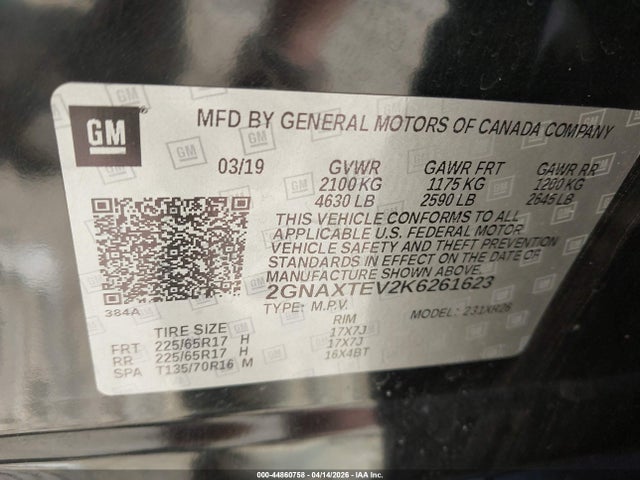 Chevrolet Equinox Lt