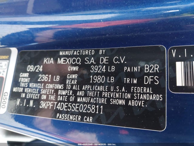 Kia K4 Lxs