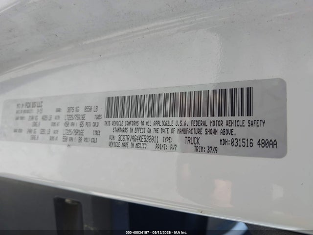 Ram Promaster Low Roof 136 Wb