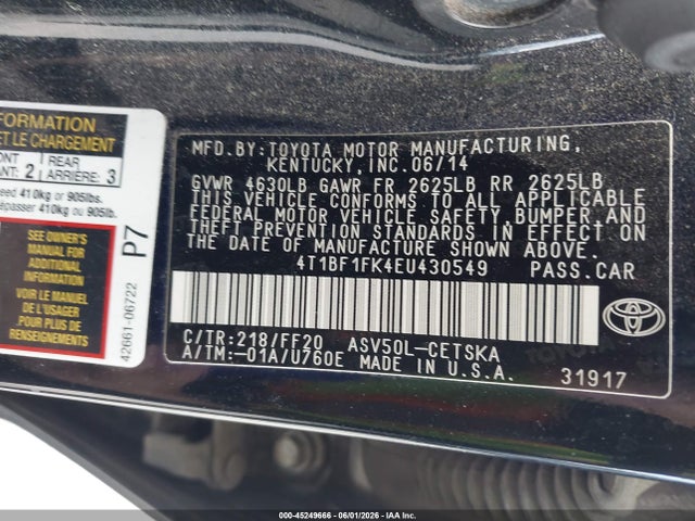 Toyota Camry Se