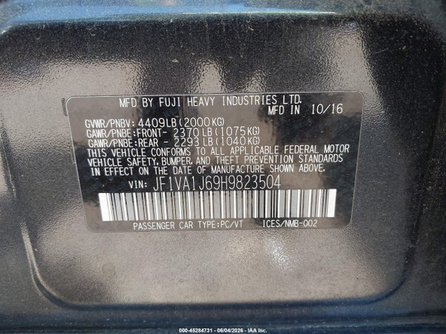 Subaru WRX Limited