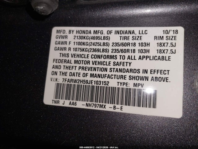 Honda CR-V Ex