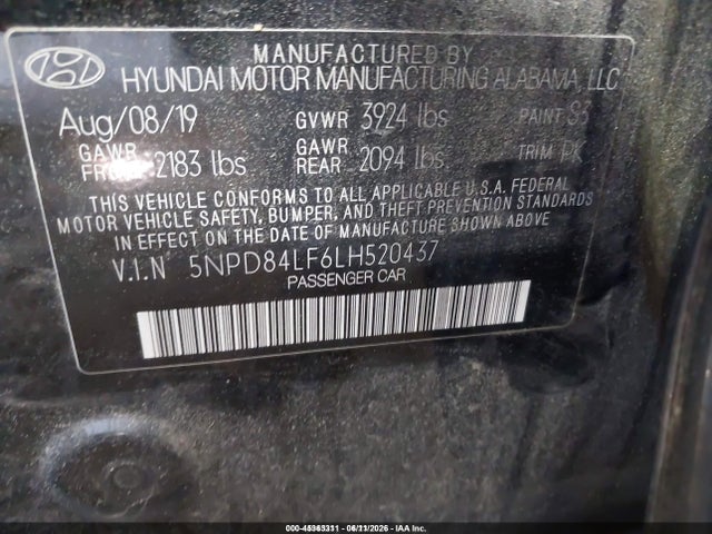 Hyundai ELANTRA Sel