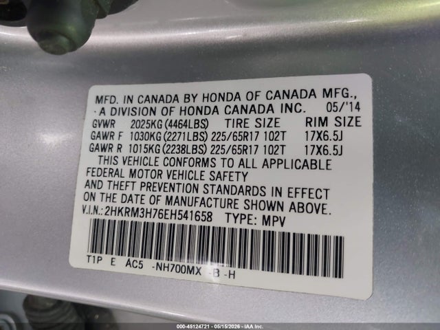 Honda CR-V Ex-l