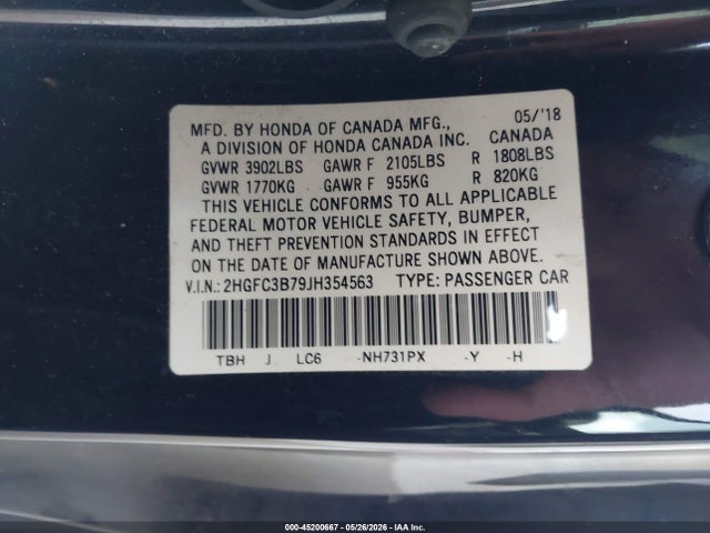 Honda Civic Ex-l