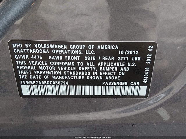 Volkswagen Passat 2.5l Se