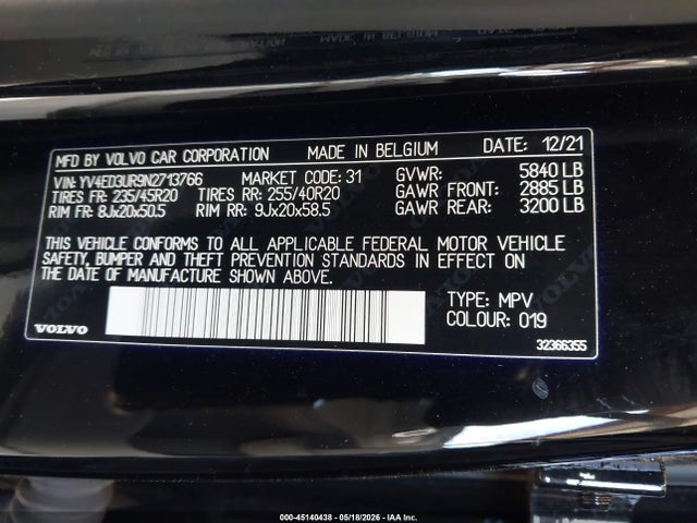 Volvo Xc40 Recharge Pure Electric P8 Twin Plus
