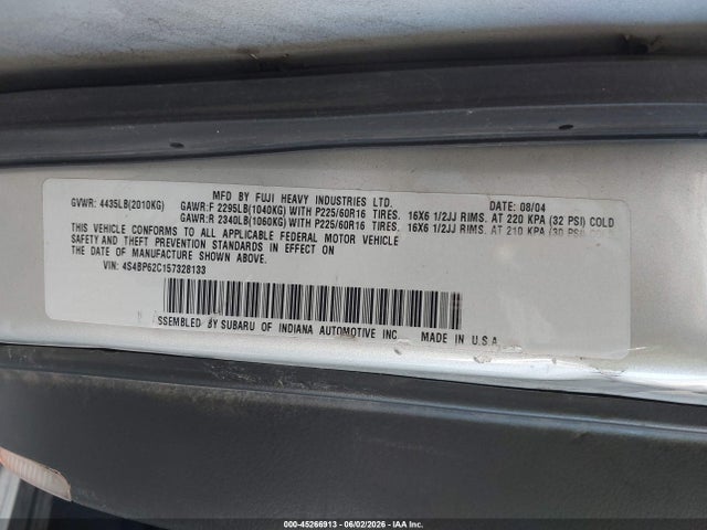 Subaru Outback 2.5i Limited